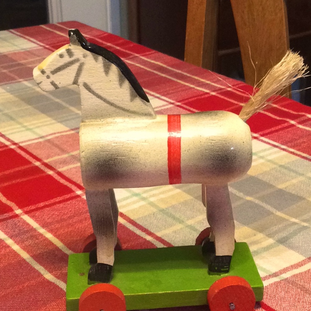 Vintage Oldenwalder Gaulchen folk art Toy Horse